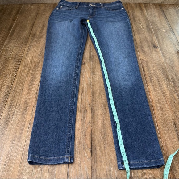 DL1961 Amanda Skinny Jean in Raleigh 4Way Stretch 27 Dark Blue - Picture 6 of 14
